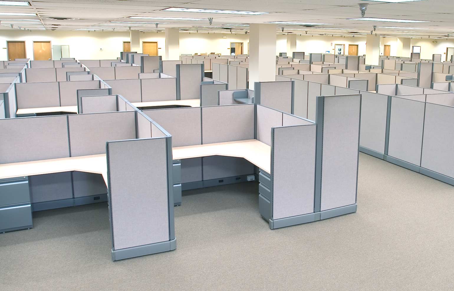 Devon Office Furniture's Office Cubicle Installations